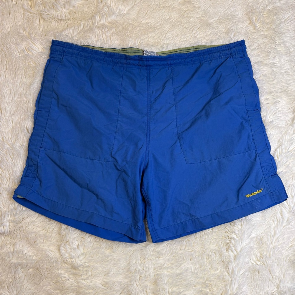 Weekenders Royal Blue Men's hybrid Shorts mesh lines large 5” inseam
